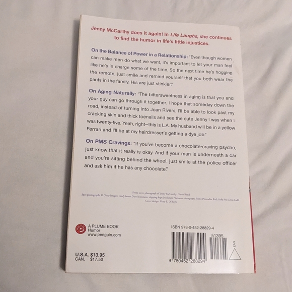 💥 Life Laughs by Jenny McCarthy Paperback - Picture 2 of 2